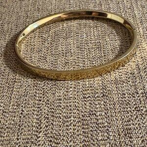 MVMT Elegant Gold Bangle Bracelet Hinged Retired